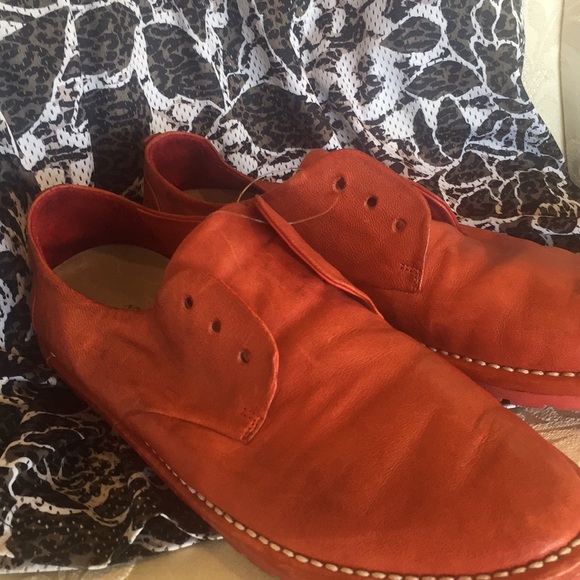 Marsell Red Leather Shoes - Picture 2 of 6